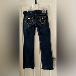 Women’s True Religion Rainbow Becky blue jeans, size 30